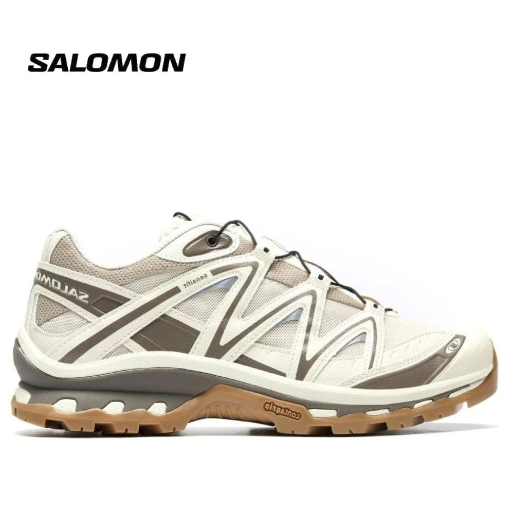 SALOMON XT-QUEST Unisex Sportstyle Running Shoes Sepatu Lari Sports Sneakers Hiking Shoes L47541300 - ALMOND MILK/FALCON, UK: 3.5 / EUR: 36
